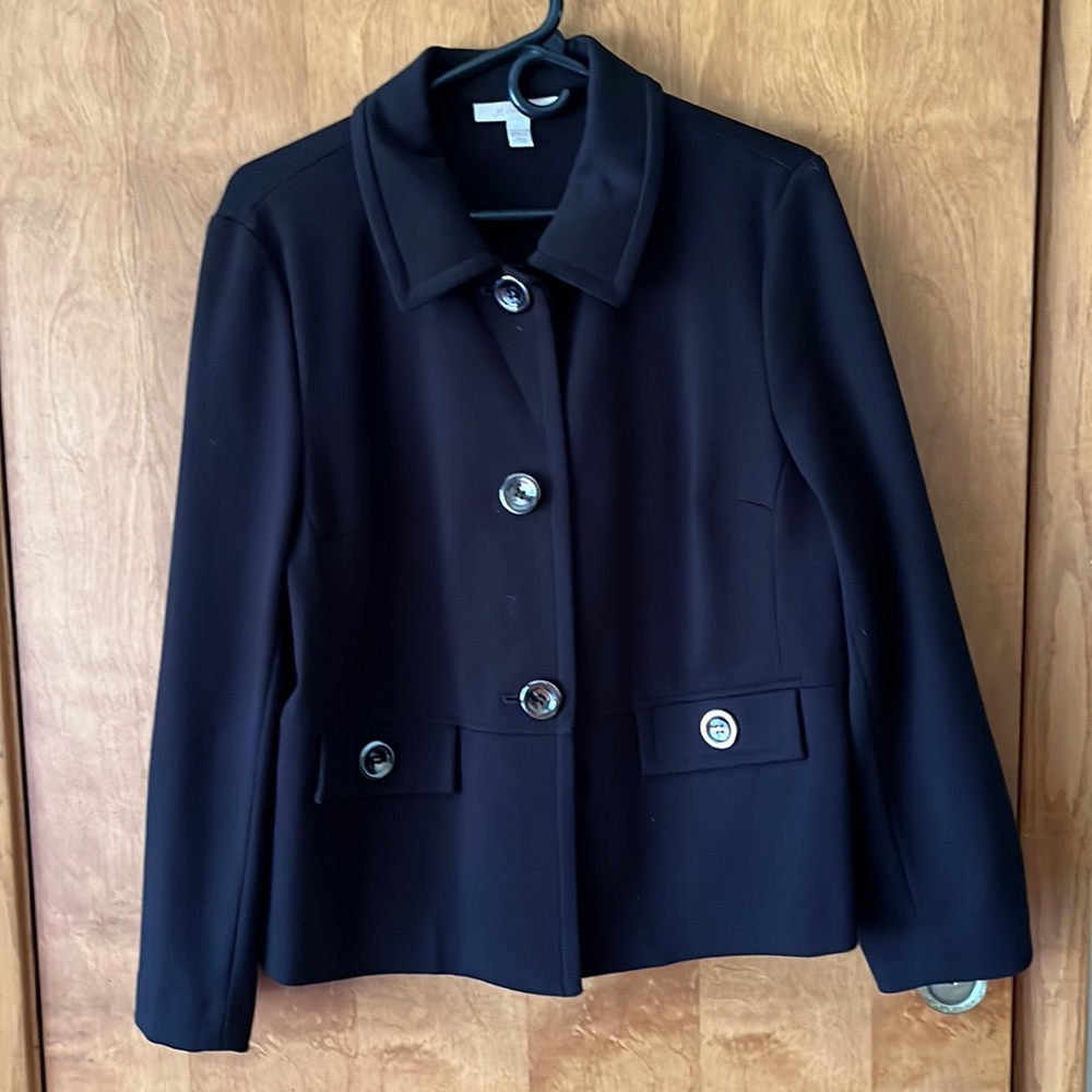 JM Collections Button Up Jacket - Size L